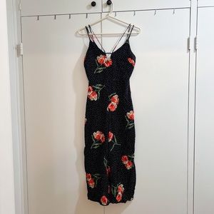 Topshop Floral Jumpsuit